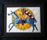 Joe Pulliam Strong Heart Society ledger painting