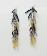 Decontie-and-Brown-feather-earrings-shimmer