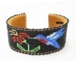 Teri Greeves black hummingbird bracelet