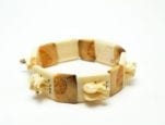 Lincoln Milligrock Ivory Sled Dog Team Bracelet