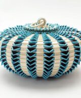 Jeremy Frey Turquoise Urchin Basket Medium