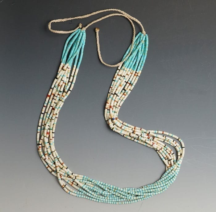 Mary Tafoya Ten Strand Heishi Necklace