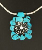 Mary Tafoya turquoise nugget necklace SWJ01814-2