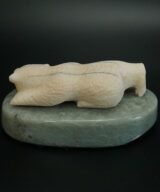 Mark Nupowlaktik Eskimo Carved Ivory Bear ALI00485-2