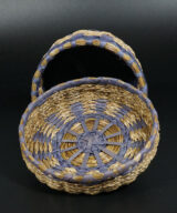 Deborah Gabriel Brooks Passamaquoddy Checkerboard Basket Wabanaki Baskets ME00581-4