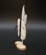 Eskimo art Jerome Saclamana Mask with Bowhead Whale ALI00545-3