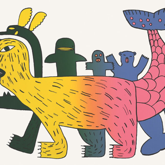 Cape Dorset 2023 Prints: Sedna's Parade by Pitsiulaq Qimirpiq