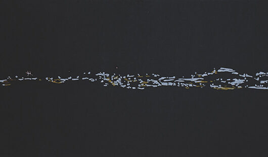 Cape Dorset 2023 Prints: Kinngait at Night by Johnny Pootoogook