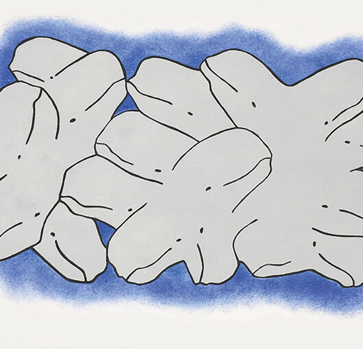 Cape Dorset 2023 Prints: Beluga Dream by Olooreak Etungat