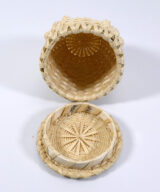 Eric Otter Bacon Passamaquoddy Curl Basket Wabanaki ME00746-7
