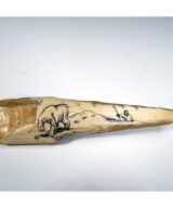 Eskimo Art Ellen Paneok Inupiaq Scrimshaw