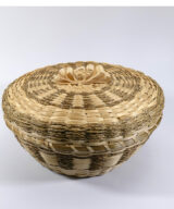 Janet Neptune Passamaquoddy Lidded Bowl Basket Wabanaki ME00744-1