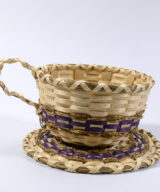 Pam outdusis Cunningham Penobscot Cup Saucer Basket Wabanaki ME00749-2