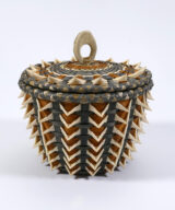 Sarah Sockbeson Small Dish Basket Penobscot Wabanaki