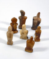 Antique Alaskan Eskimo-Inuit Miniature Ivory Human Torso Carvings