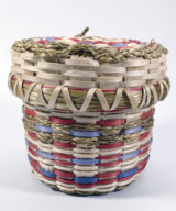 Barbara Francis Penobscot Black Ash Basket Wabanaki ME00752a-4