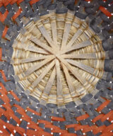 Black Ash and Sweetgrass Basket Carrie Hill Akwesasne Mohawk