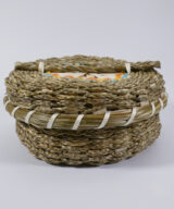 Erica Menard Penobscot Braided Sweetgrass Basket Wabanaki ME00751-2