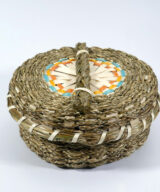 Erica Menard Penobscot Braided Sweetgrass Basket Wabanaki ME00751-6