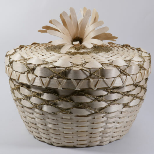 Wabanaki Baskets Passamaquoddy Michelle Smiley Black Ash and Sweetgrass