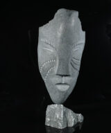 Billy Merkosak Mask Inuit Sculpture