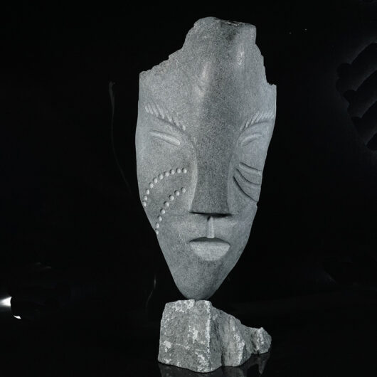 Billy Merkosak Mask Inuit Sculpture