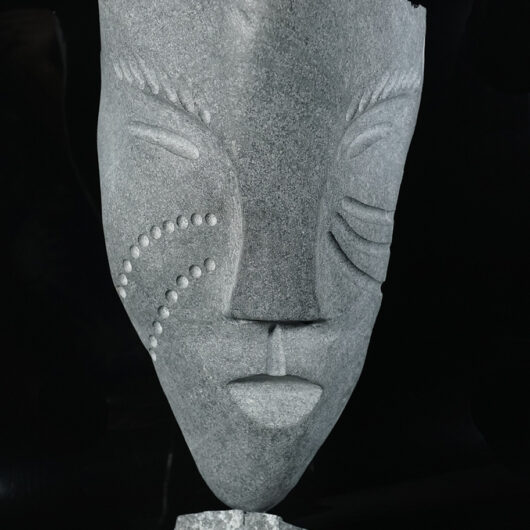 Billy Merkosak Mask Inuit Sculpture